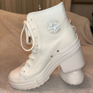 Converse Chuck 70 De Luxe Heel Leather Boots High Tops Shoes A07127C Women’s 11